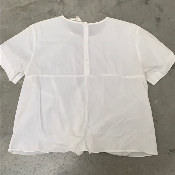 Tie front button back top - Picture 4 of 4